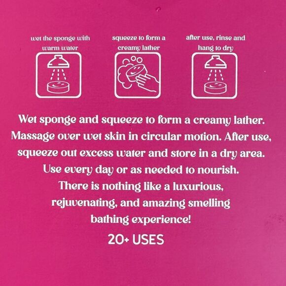 NEW Simply Southern Spongy Babe Body Cleanser Soap In a Sponge - Radiant Cloud - Picture 2 of 8